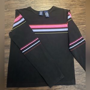 Thrifted Vintage Long Sleeve, Striped, size: L